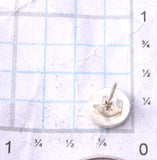 Silver Hopi Handmade Basket Design Post Earrings by Timothy Mowa 3F19Q
