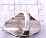 Size 11-1/2 Silver & Turquoise w/ Coral Zuni Men's Ring by Lyolita Tsattie 4A12O