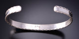 Silver & Turquoise Multistone Zuni Inlay Bracelet by Jessica Chavez 3F12G