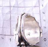 Size 10 Silver Navajo Handmade Strong Wolfpack Men's Ring 6J30E