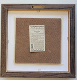 Navajo Sand Painting by Veronica Begay 9-1/2 x 9-1/2 - 4D12A