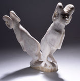 Two Big Horn Sheep Antler Carving by Maxx Laate 4D02R