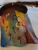 Navajo Pottery - Yei Bi Chei Mask - by David John - 4L05W