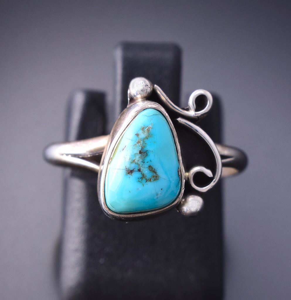 Impressive Vintage Native American Zuni Turquoise Sterling