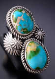 Size 6-1/2 Navajo Ring with Sonoran Gold Turquoise by Jerryson Henio 6K26H
