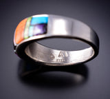 Size 10-1/2 Navajo Men's Ring by Allen Tolino 6K22W