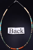 Santo Domingo Pueblo (Kewa) Turquoise Multistone Necklace Ella Mae Garcia 5G28U