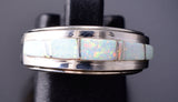 Size 6-1/4 Navajo Inlay Opal Ring by Wilbert Mushkett 6K22J