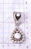 Silver & Opal Zuni Handmade Pendant by Verdi Booqua 3G03S