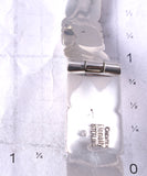 Vintage Silver Multistone Navajo Inlay Curve Link Bracelet Chester Benally 5L13J