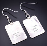 Silver "Navajo Woman & Child" Ansel Adams Earrings by Ravis Henry 6H06K