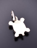 Silver & Turquoise Zuni Inlay Turtle Pendant by Amielda Peynetsa 3G05E