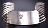 Silver & Turquoise Multistone Zuni Inlay Rainbow Bracelet by Anson Wallace 6H25C
