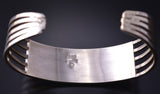 Silver & Turquoise Multistone Zuni Inlay Rainbow Bracelet by Anson Wallace 5K22M
