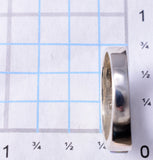 Size 6 Silver & Opal Navajo Inlay Ring by Joan Charlie 5L10L