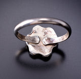 Size 3-3/4 Multistone Zuni Flower Ring by Raymond Bobelu 6K22R