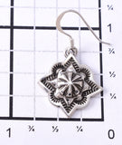 Sterling Silver Traditional Navajo Concho Earring by Erick Begay 6K02N