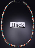 20" Turquoise Multistone w/ Navajo Pearls Necklace 6H06R