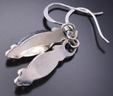 Sleeping Beauty Turquoise Navajo Drop Earrings 6K02R