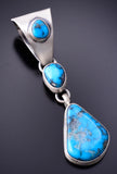 Ithica Peak Kingman turquoise Pendant 3J22X