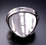 Size 11-3/4 Large Turquoise Men's Ring by Darrel Morgan3E18F