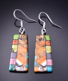 Spiny Oyster Shell Santo Domingo Handmade Earrings by Mary Louise Tafoya 3G07Y
