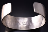Silver Hopi Handmade Pottery Design Bracelet by Trinidad Lucas 5J18R