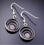 Vintage Zuni Circle Earrings 3E10L