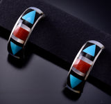 Classic Zuni Hoop Earrings by Boone - 6J31O