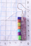 Turquoise Multistone Santo Domingo Handmade Earrings by Mary Louise Tafoya 3G07V