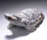 Picasso Marble Handcarved Turtle Fetish by Herbert Him 4D02L