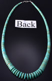 21" Santo Domingo Pueblo (Kewa) Turquoise Necklace by Lupe Lavato 5G28A