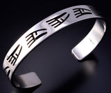 Vintage Silver Hopi Bear Claw Design Bracelet by Kendrick Lomayestewa - 5K17R