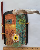 Navajo Pottery - Yei Bi Chei Mask - by David John - 4L05E