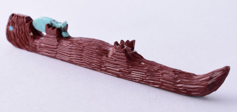 Pipestone Zuni Otter Fetish by Jesus Espino 5L09Q