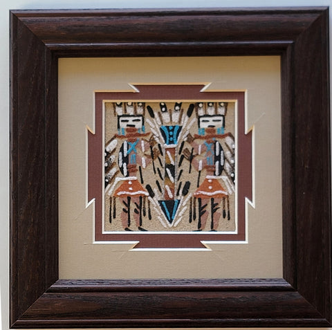Navajo Sandpainting by Marlene Doby - Yei Bi Chei design - 6D01P