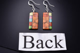 Santo Domingo Pueblo (Kewa) Multistone Dangle Earrings by Mary Tafoya 6D22H