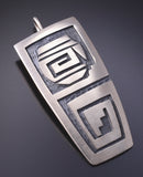 Silver Hopi Handmade Pottery Pendant by Trinidad Lucas 5J29H