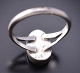 Size 7 Silver & Golden Hills Turquoise Navajo Ring by Genevieve Francisco 6D27S