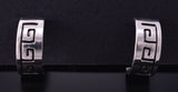 Silver Half Hoop Earrings By P. Skeet 6J30T