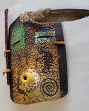 Navajo Pottery - Yei Bi Chei Mask - by David John - 4L05N