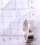 Size 6 Silver & Tiger Eye Multistone Navajo Inlay Ring by TSF 3L13Y
