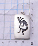 Hopi Earrings by Timothy Mowa - Kokopelli Design 3E18M