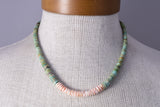 19" Santo Domingo Pueblo (Kewa) Turquoise Multistone Necklace by Randy Garcia - 5H25M