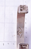 Silver & Turquoise Multistone Zuni Inlay Sunface Feather Bracelet Don Dewa 4E27G