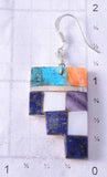 Multistone Santo Domingo Pueblo (Kewa) Earrings Raymond & Phyllis Rosetta 5G22X
