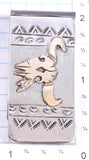 Silver & 12k Gold-filled Desert Cowhead Navajo Money Clip Genevieve Jones 5L25P