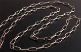 18 inch Handmade Silver Link Chain Necklace by Sally Shurley - 6J30V