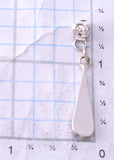 Silver & Turquoise Multistone Zuni Inlay Dangle Earrings by Francine Chapito 3G03J