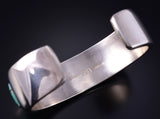 Vintage Silver & Turquoise Multistone Navajo Inlay Bracelet by RB 5K10B